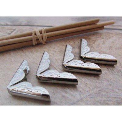 COIN ARGENT  CURLY GM